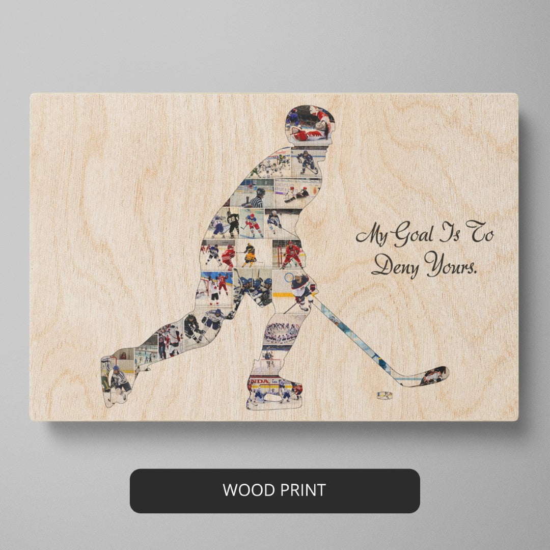 Inspiring Ice Hockey Gift Ideas: Personalized Photo Collage for Players