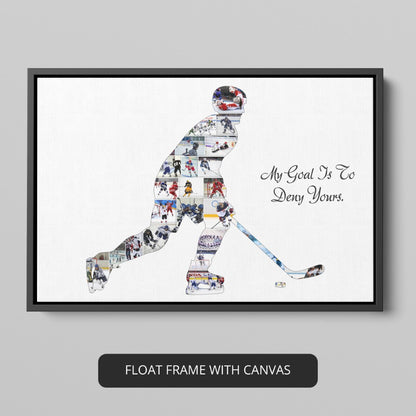 Top Choice for Personalized Ice Hockey Gifts: Photo Collage