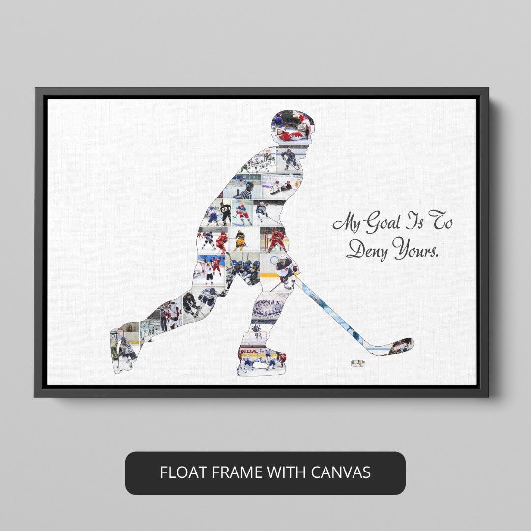 Top Choice for Personalized Ice Hockey Gifts: Photo Collage