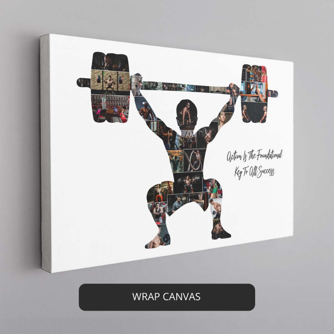Buy Personalized Photo Collage Christmas Gifts For Bodybuilder