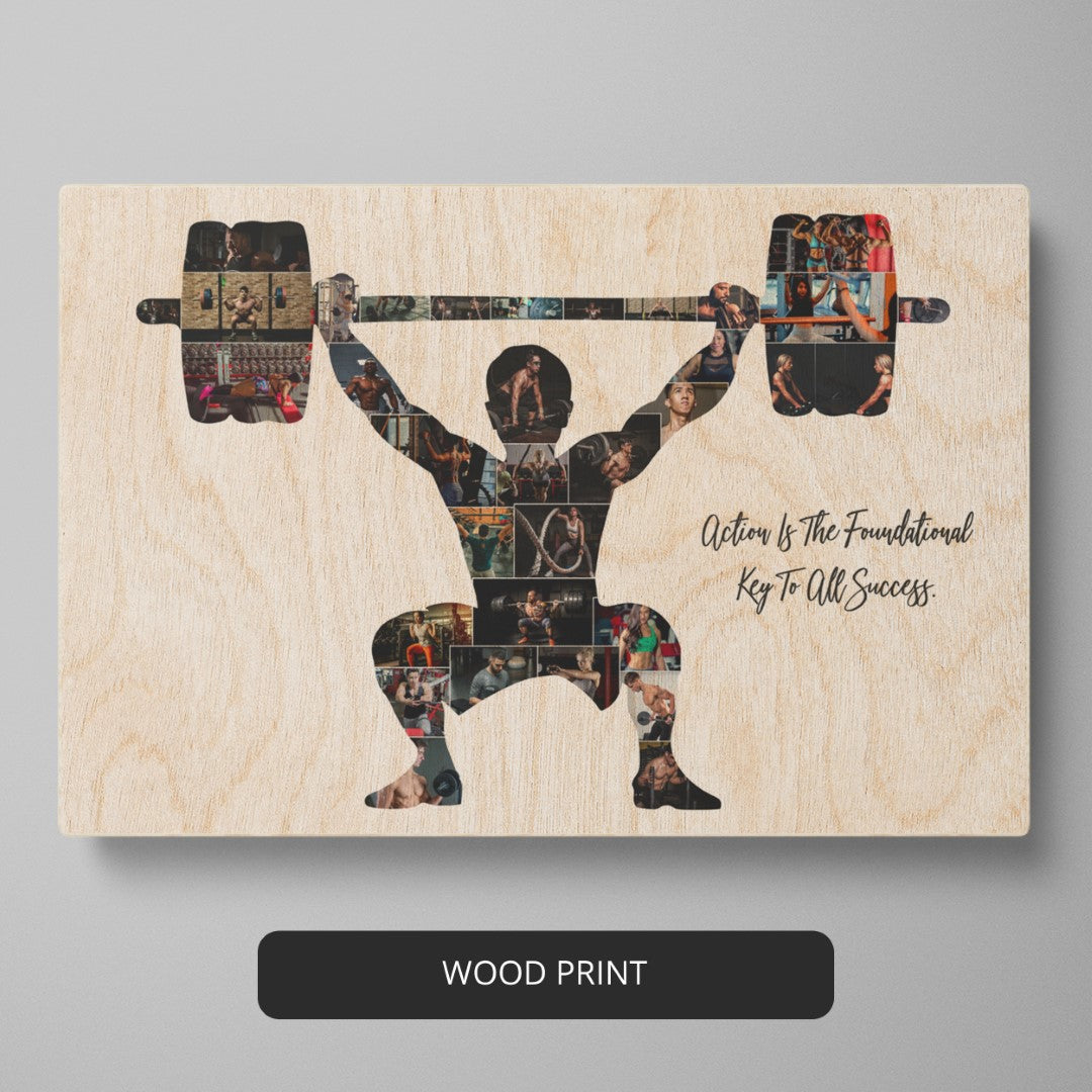 Best Gifts for a Bodybuilder - Custom Photo Collage for Fitness Enthusiasts