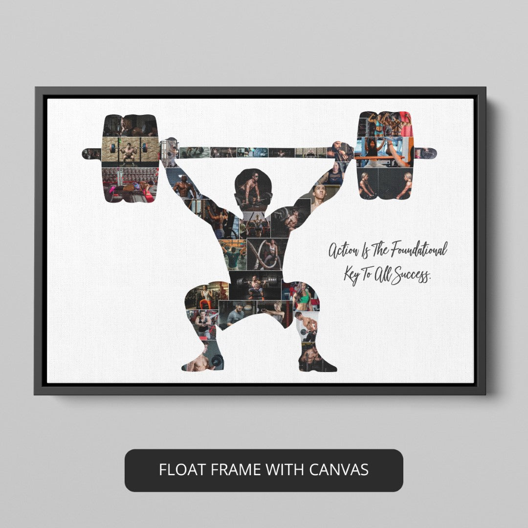 Personalized Photo Collage Christmas Gifts For A Bodybuilder