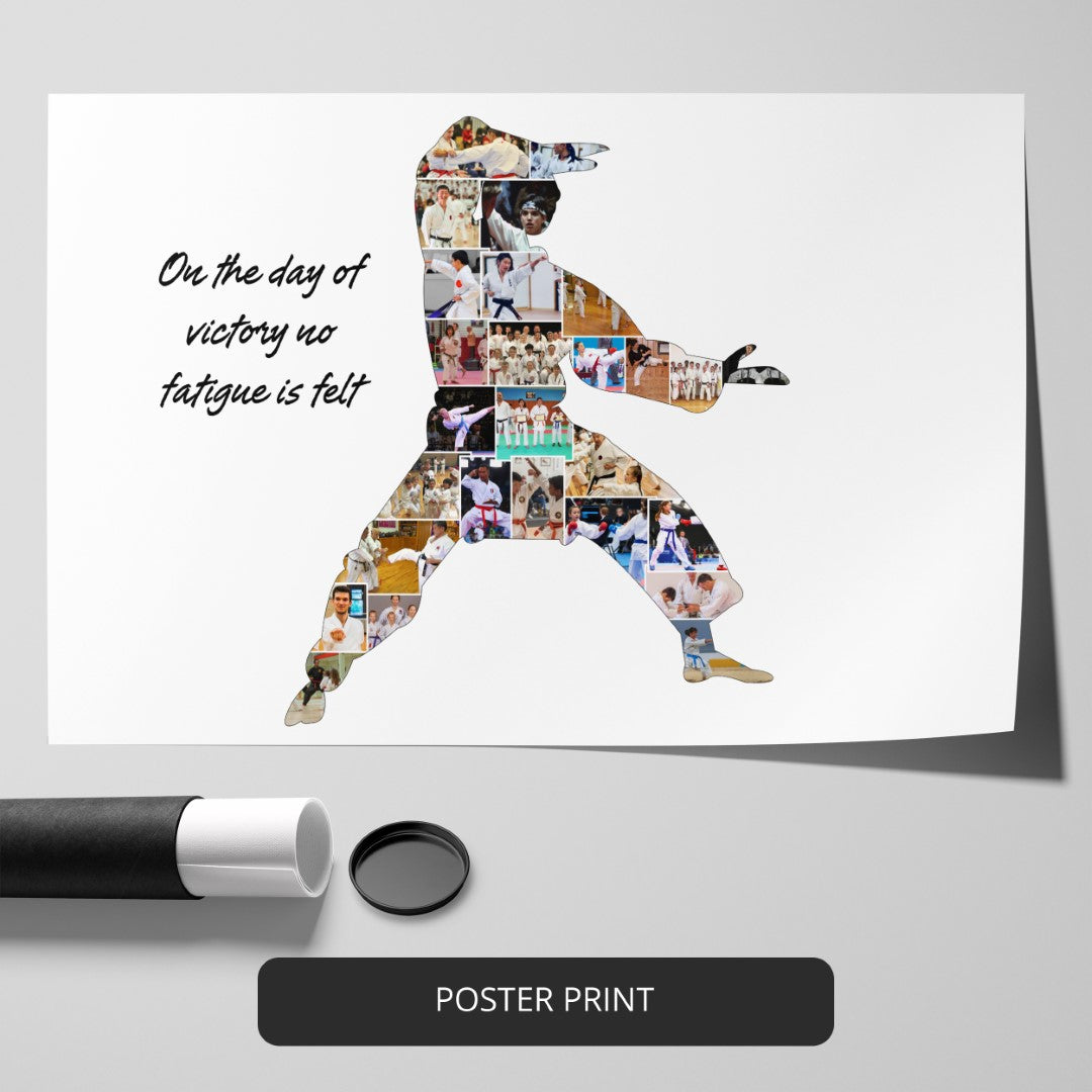 Unique Karate Teacher Gift Ideas: Personalized Photo Collage