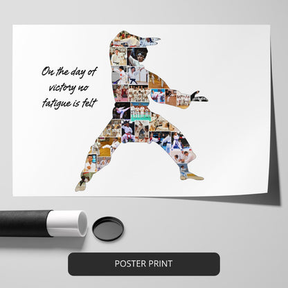 Unique Karate Teacher Gift Ideas: Personalized Photo Collage