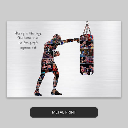 Boxing Gift Ideas for Him - Personalized Boxing Collage