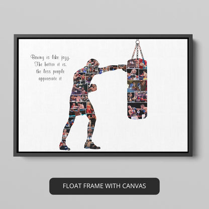 Custom Boxing Collage - Gift Ideas for a Boxer