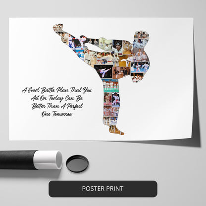Gift Ideas for Karate Students - Customizable Karate Photo Collage