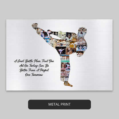 Karate Themed Gifts - Handcrafted Personalized Karate Photo Collage