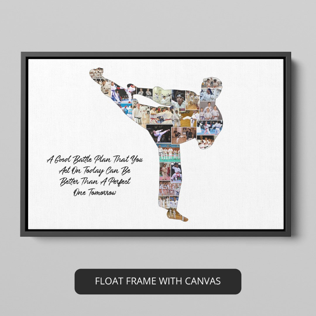 Gifts for Karate Lovers - Customizable Karate Photo Collage