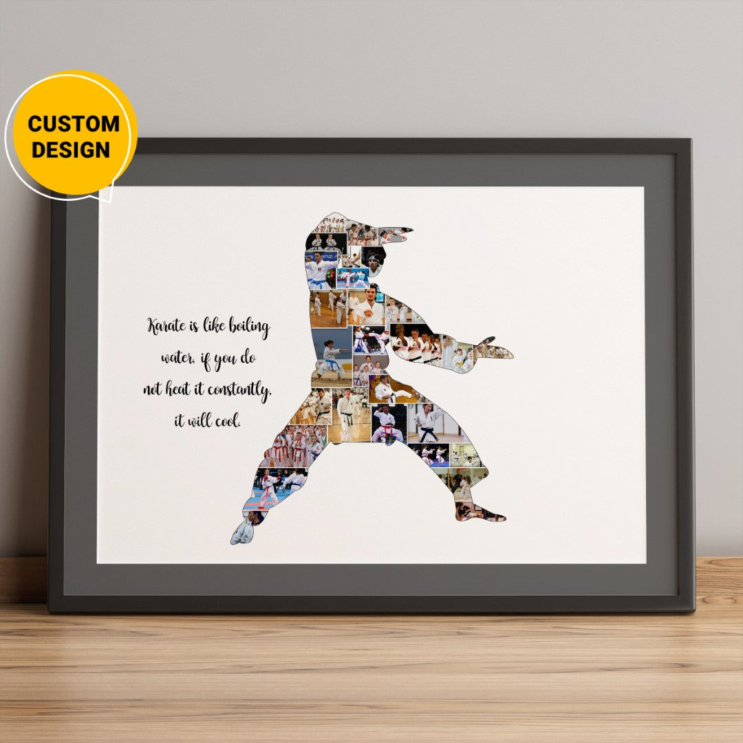 Personalized Karate Gifts: Customizable Photo Collage