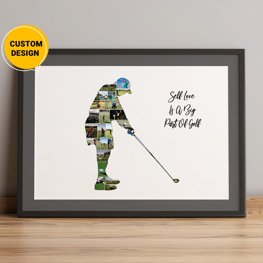 Customized Golf Gifts: Personalized Photo Collage for Golf Enthusiasts