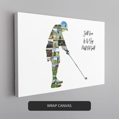 Golf Gifts for Dad: Personalized Photo Collage for Golf-Loving Fathers