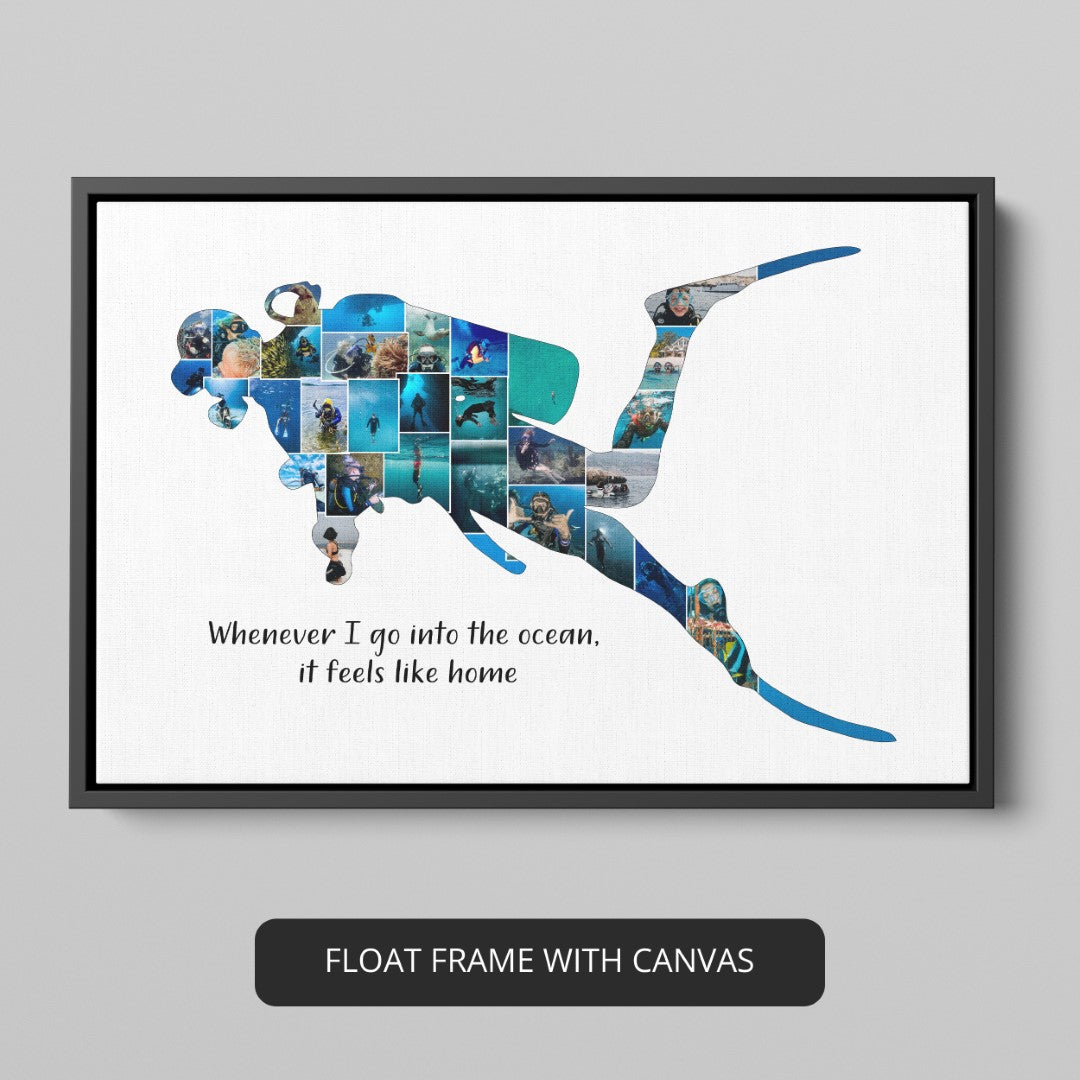 Thoughtful Ski Gifts for Women: Personalized Photo Collage