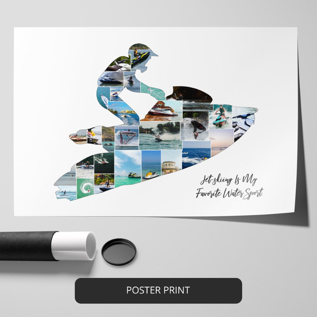 Swim Team Gifts: Customizable Photo Collage for Senior Swimmers