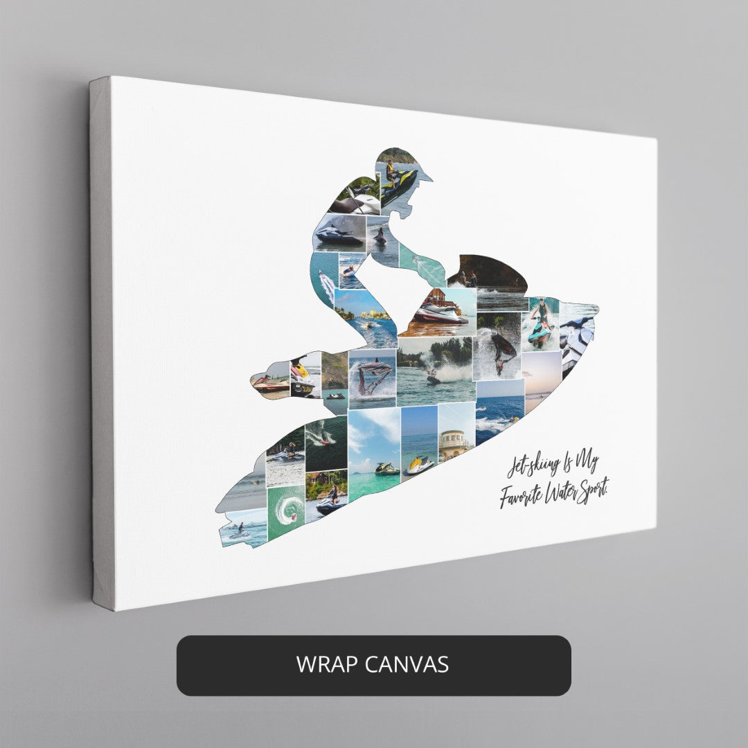Senior Swim Gifts: Unique Personalized Photo Collage for Dedicated Swimmers