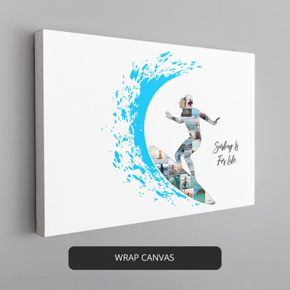 Surfing Gifts for Him: Make Waves with a Customized Photo Collage