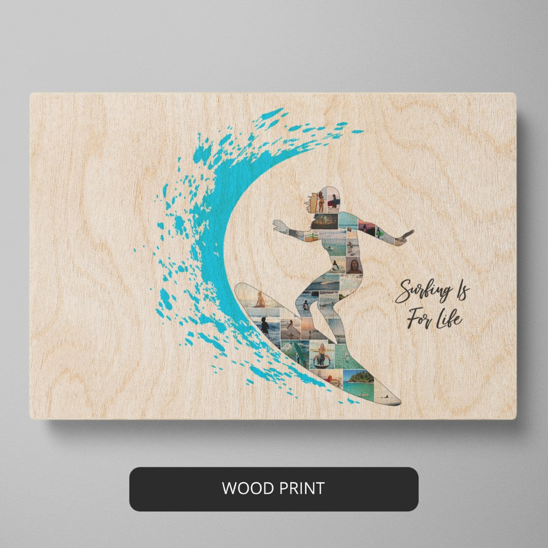 Surfing Gifts: Unleash the Adventure with a Personalized Photo Collage