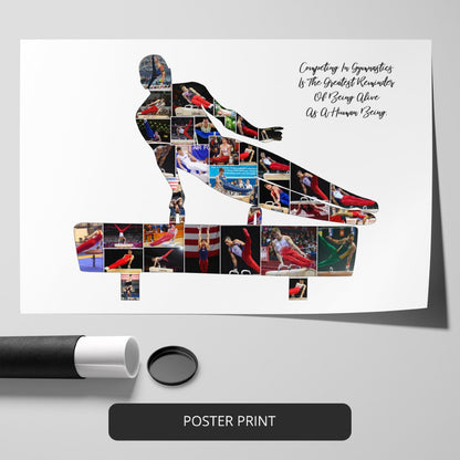 Unique Personalized Gymnastics Gifts - Create Your Own Gymnastics Photo Collage