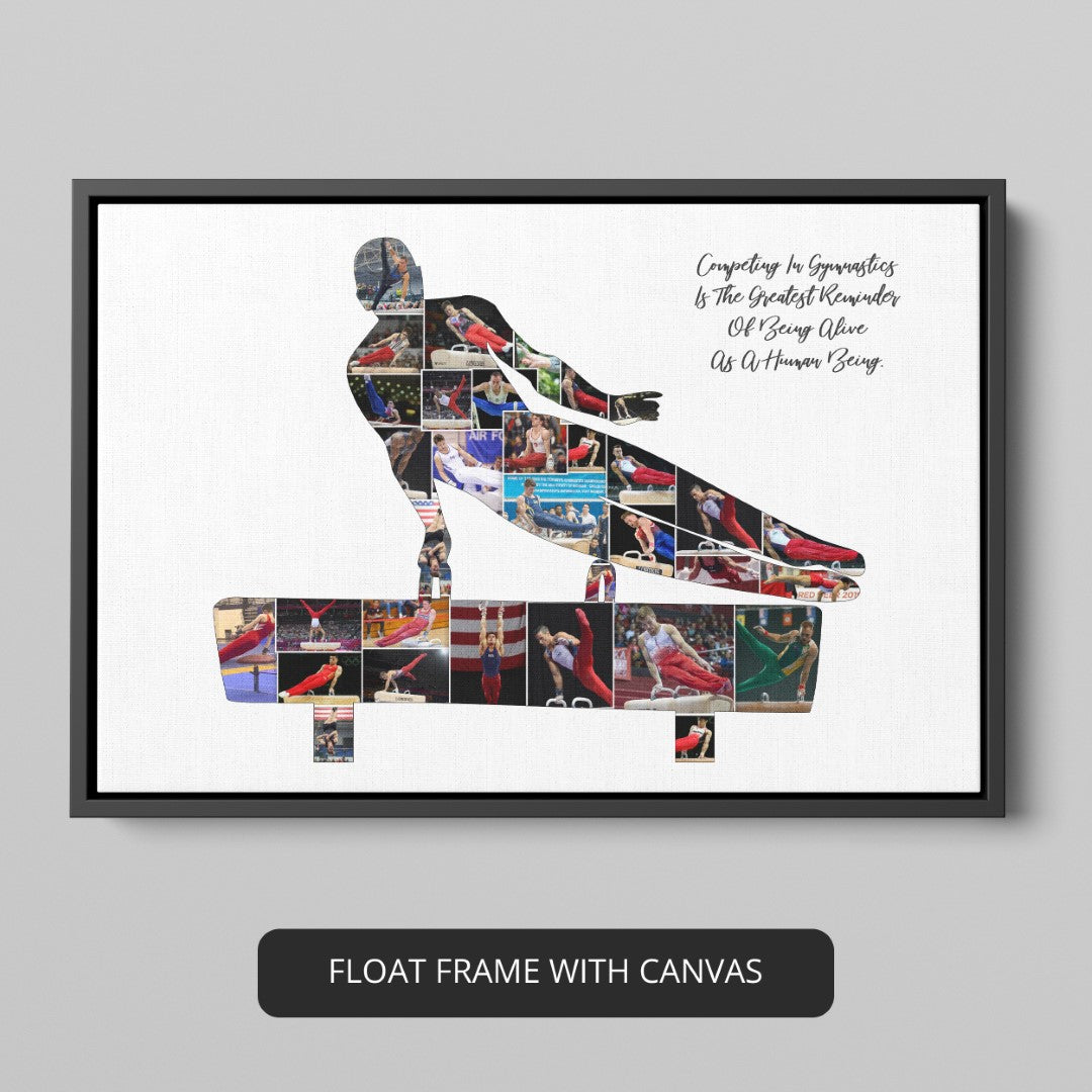 Gifts for Gymnastics Lovers - Personalized Gymnast Photo Collage