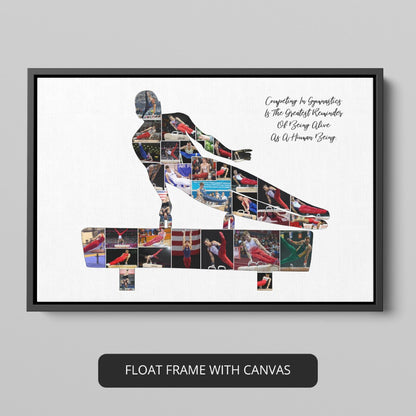 Gifts for Gymnastics Lovers - Personalized Gymnast Photo Collage