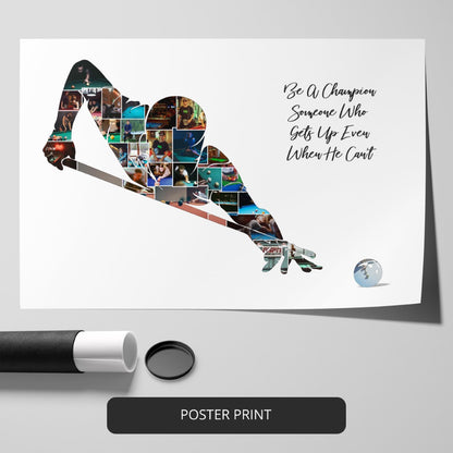Pool Gift Ideas: Personalized Photo Collage - Perfect for Pool Players