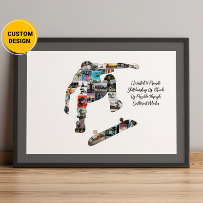 Personalized Photo Collage: Unique Gifts for Young Skateboarders in the UK