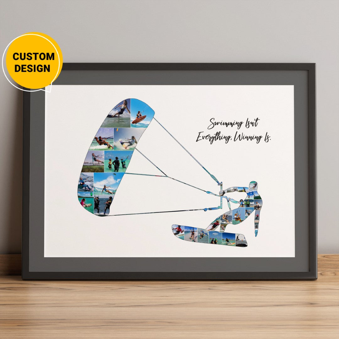 Personalized Photo Collage: Unique Paddle Boarding Gifts for Water Enthusiasts