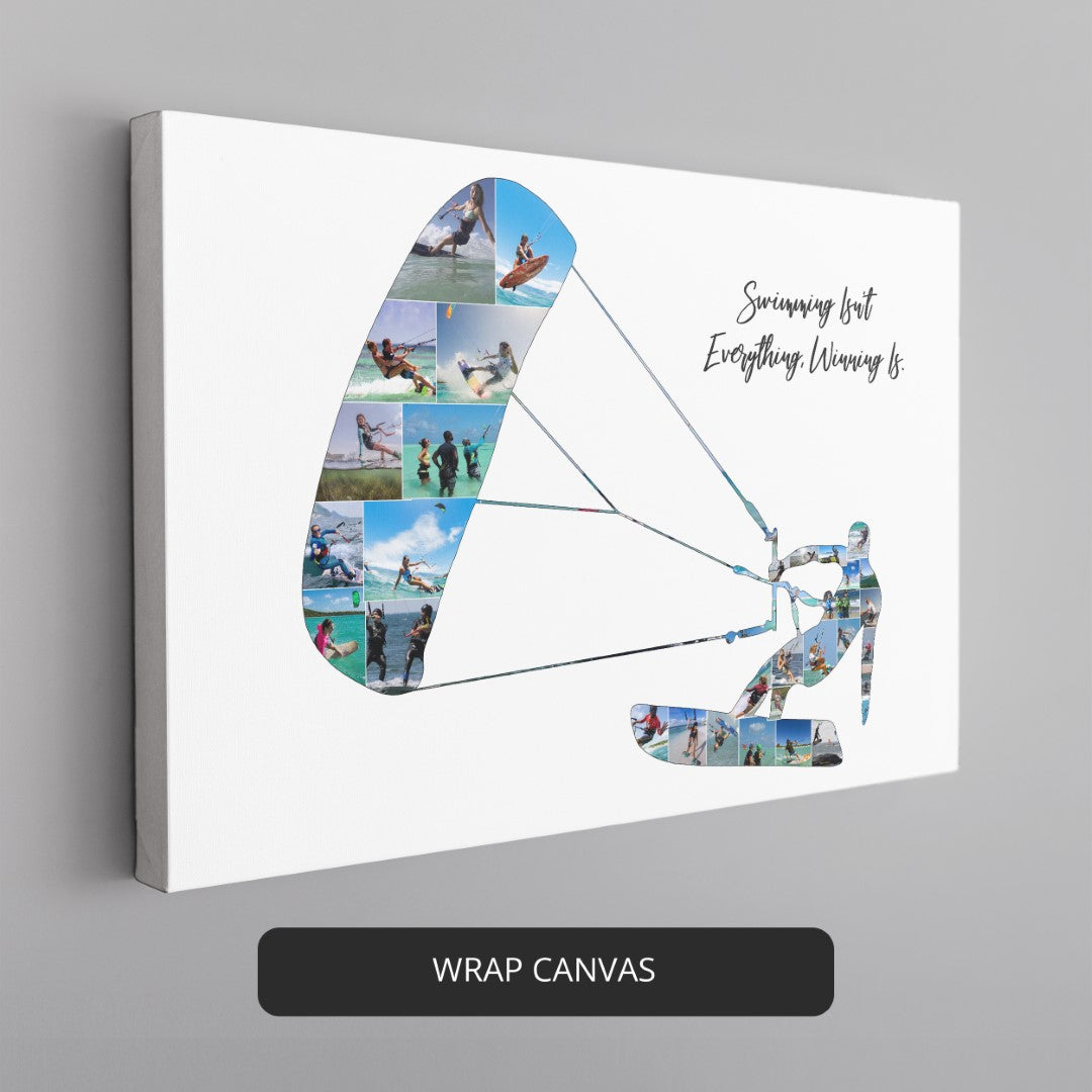 Gifts for Her: Paddle Boarding Inspired Personalized Photo Collage