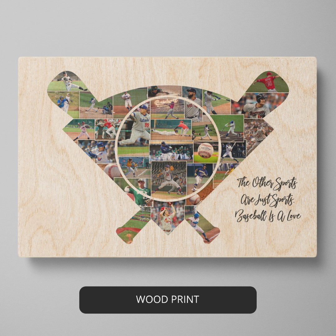 Baseball Framed Art - Perfect Gift for Baseball Enthusiasts