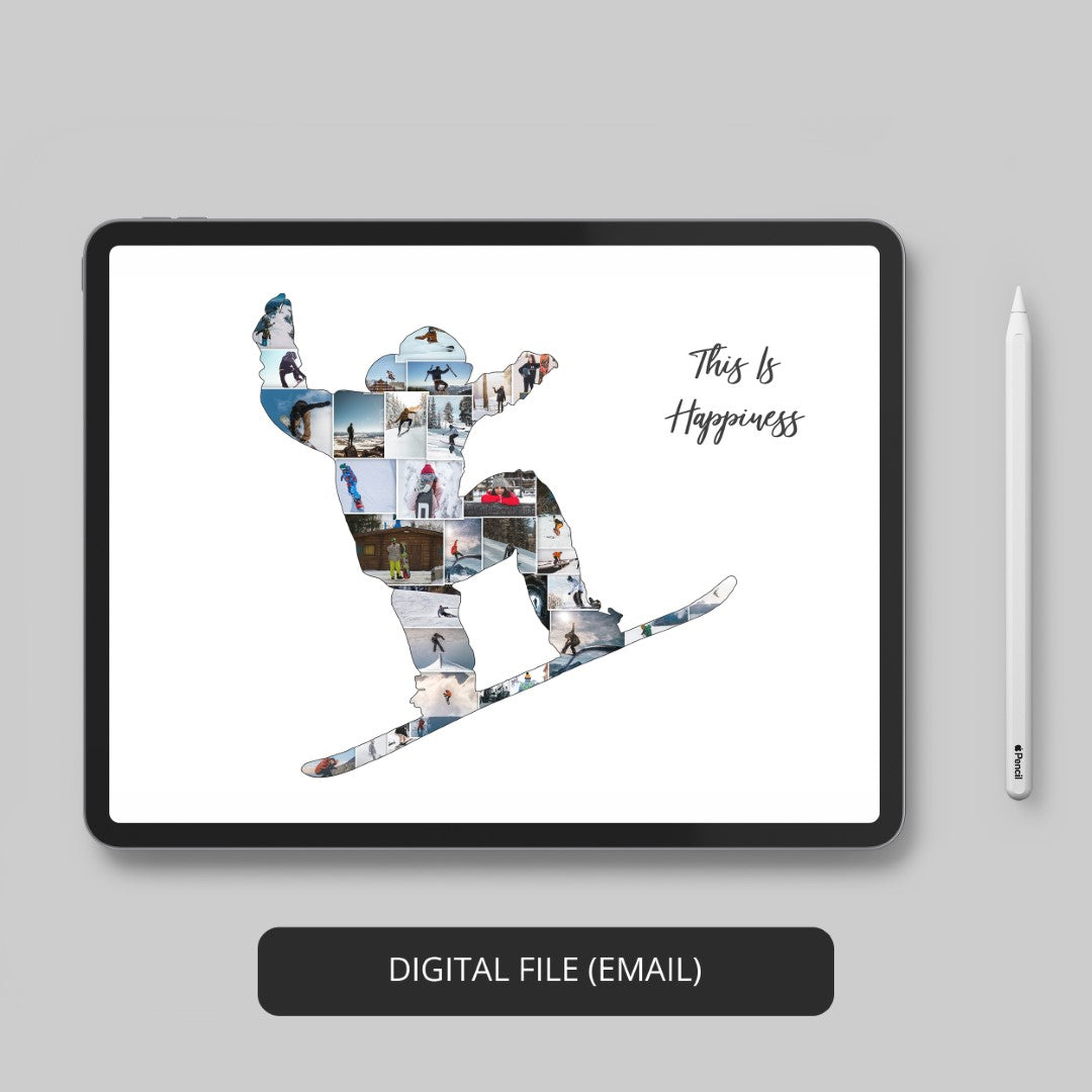 Personalized Snowboarding Gifts - Capture Memories with Snowboarding Wall Art