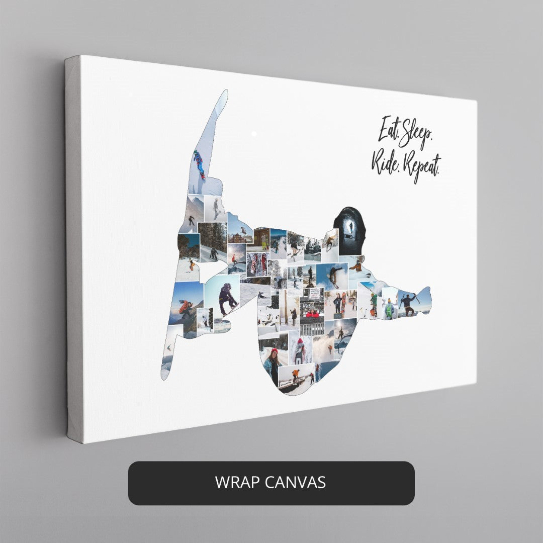 Skating Coach Gifts: Customizable Photo Collage for Ice Skating Enthusiasts