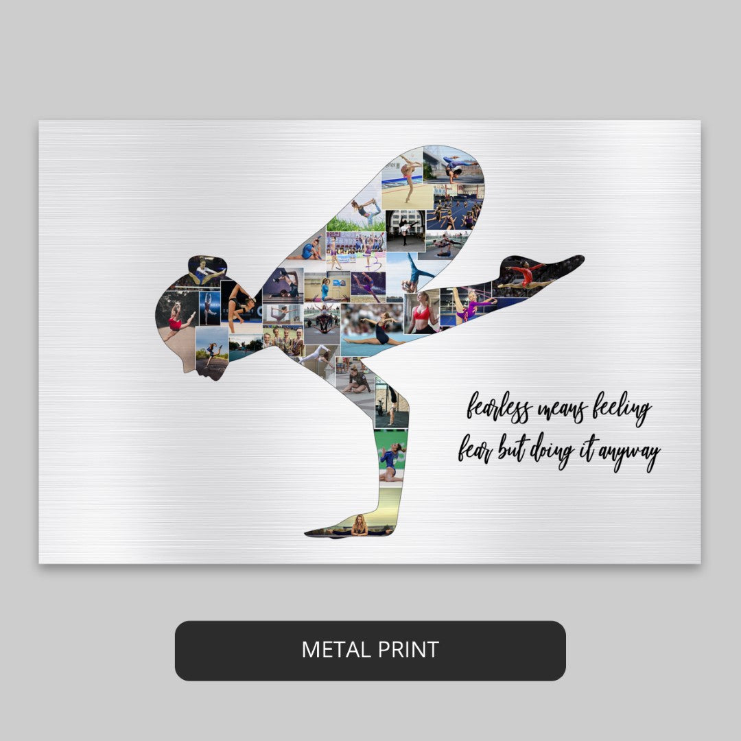 Gymnastic gift ideas - Customized photo collage for gymnastics lovers