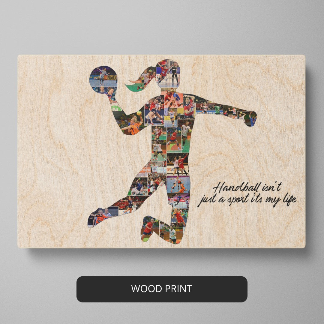 Capture the excitement of handball - Design your own handball photo collage
