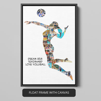 Volleyball Poster Ideas - Decorate Your Space with Personalized Volleyball Collage