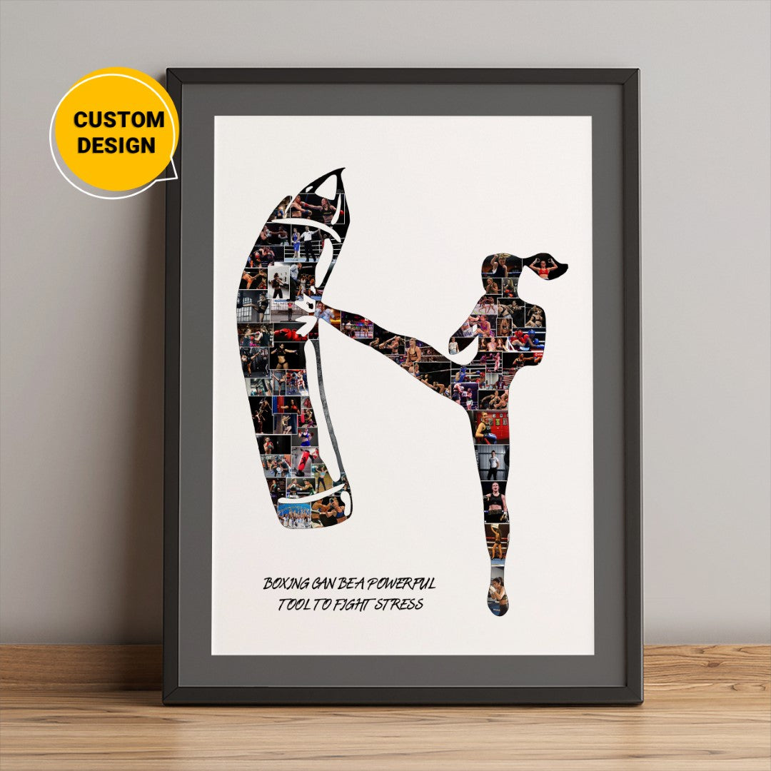 Personalized Boxer Wall Art: Unique Gift for Boxing Lovers