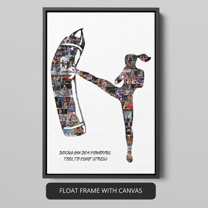 Gift Ideas for Boxing Coach: Custom Boxer Photo Collage