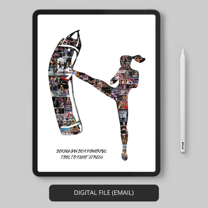 Gift Ideas for a Boxer: Personalized Boxer Wall Art for Him