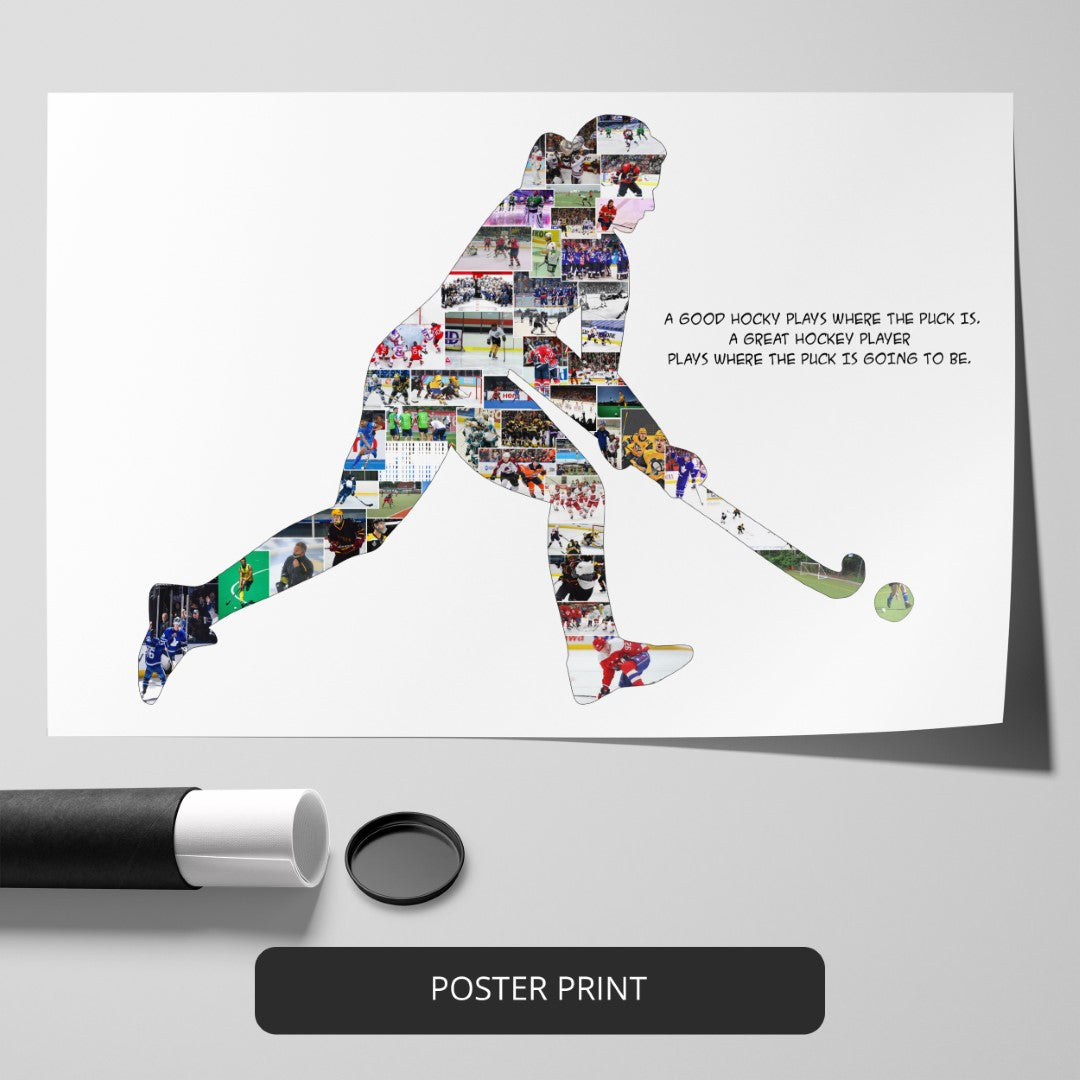 Hockey gift ideas - Personalized photo collage