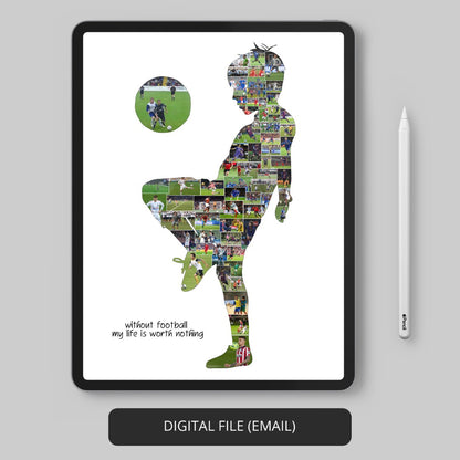 Soccer Gift for Every Occasion: Stunning Personalized Soccer Photo Collage