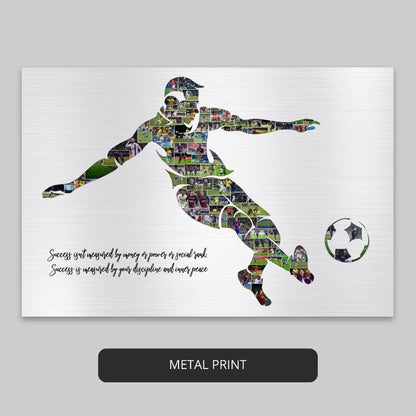 Football Player Poster Ideas - Customized Photo Collage Gift