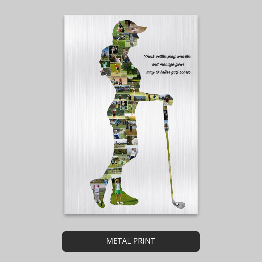 Best Golf Gifts for Women - Customized Photo Collage