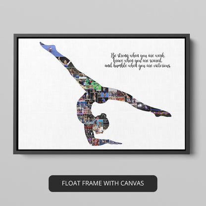 Christmas Gift for Gymnastics Coach: Inspiring Gymnastics Collage