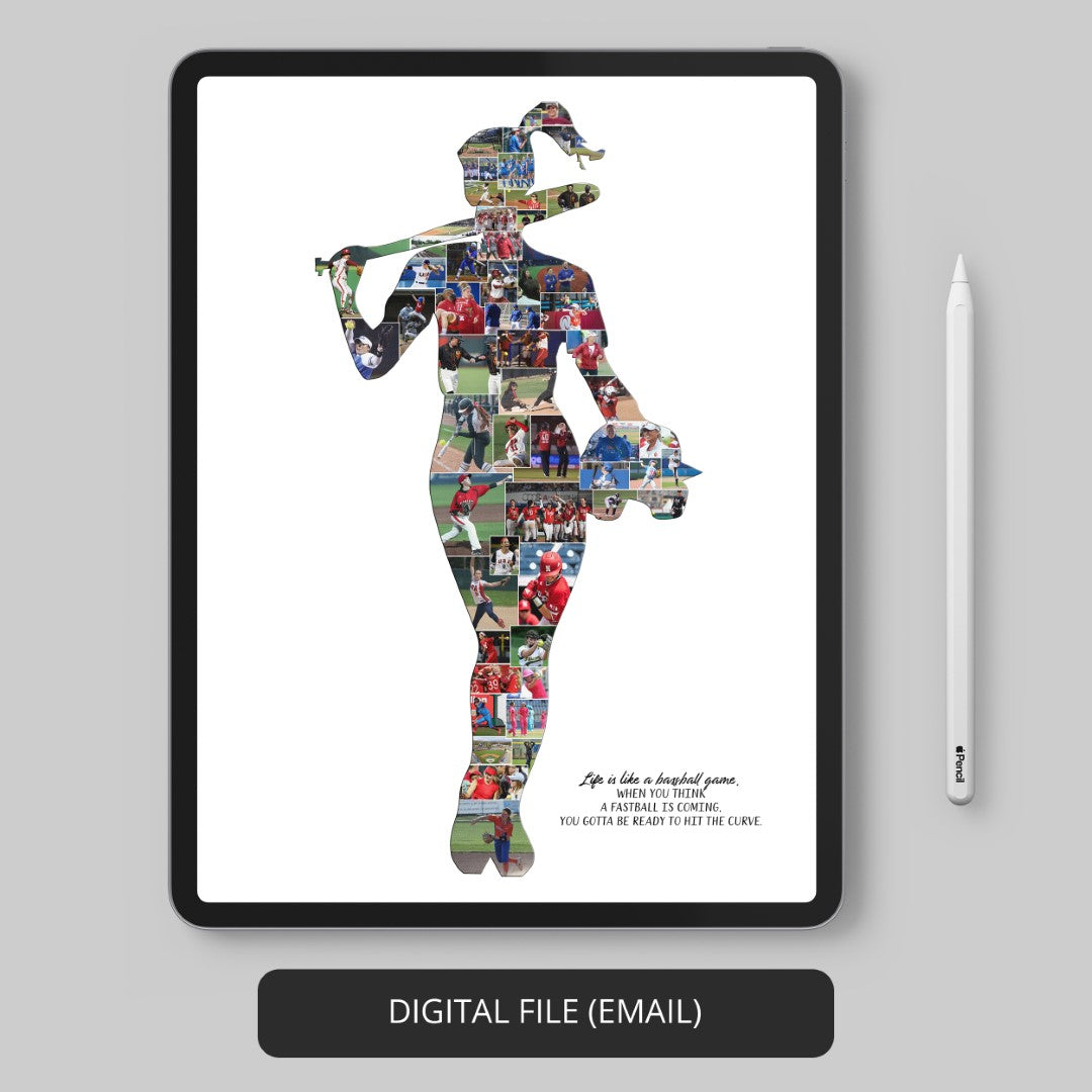 Baseball Artwork Canvas: Transform Your Photos into Stunning Baseball Collage