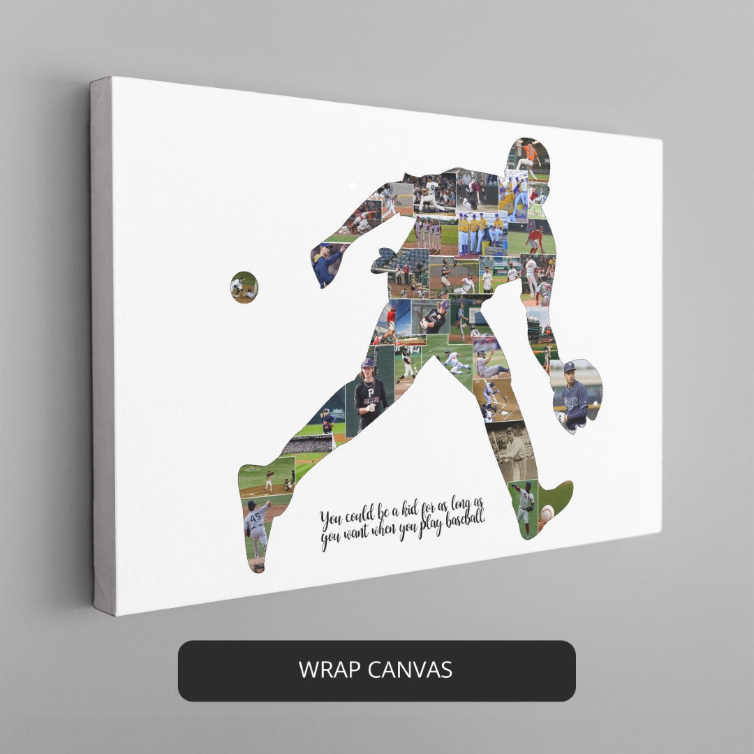 Gifts for Baseball Coaches: Capture Memories with a Personalized Photo Collage