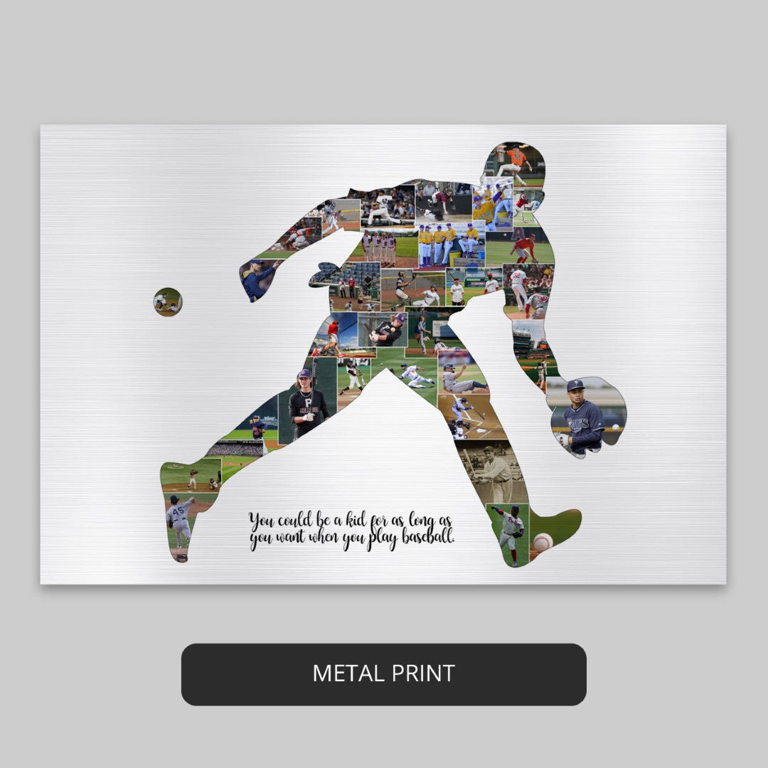 Baseball Team Gift Idea: Showcase Team Spirit with a Photo Collage