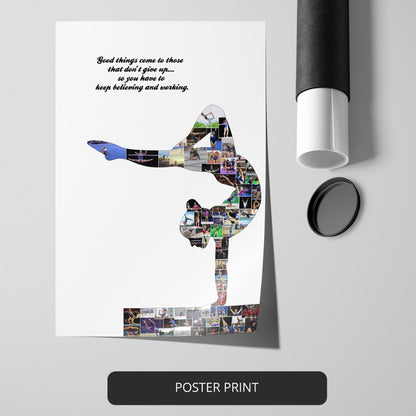 Gymnastics Birthday and Christmas Gift Ideas: Personalized Gymnastics Photo Collage