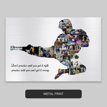 Karate Decorations - Handcrafted Personalized Photo Collage for Karate Enthusiasts