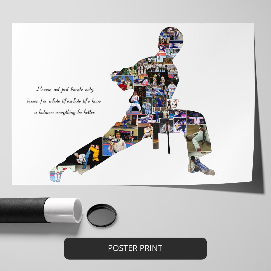 Karate Christmas Gifts: Unique Personalized Photo Collage
