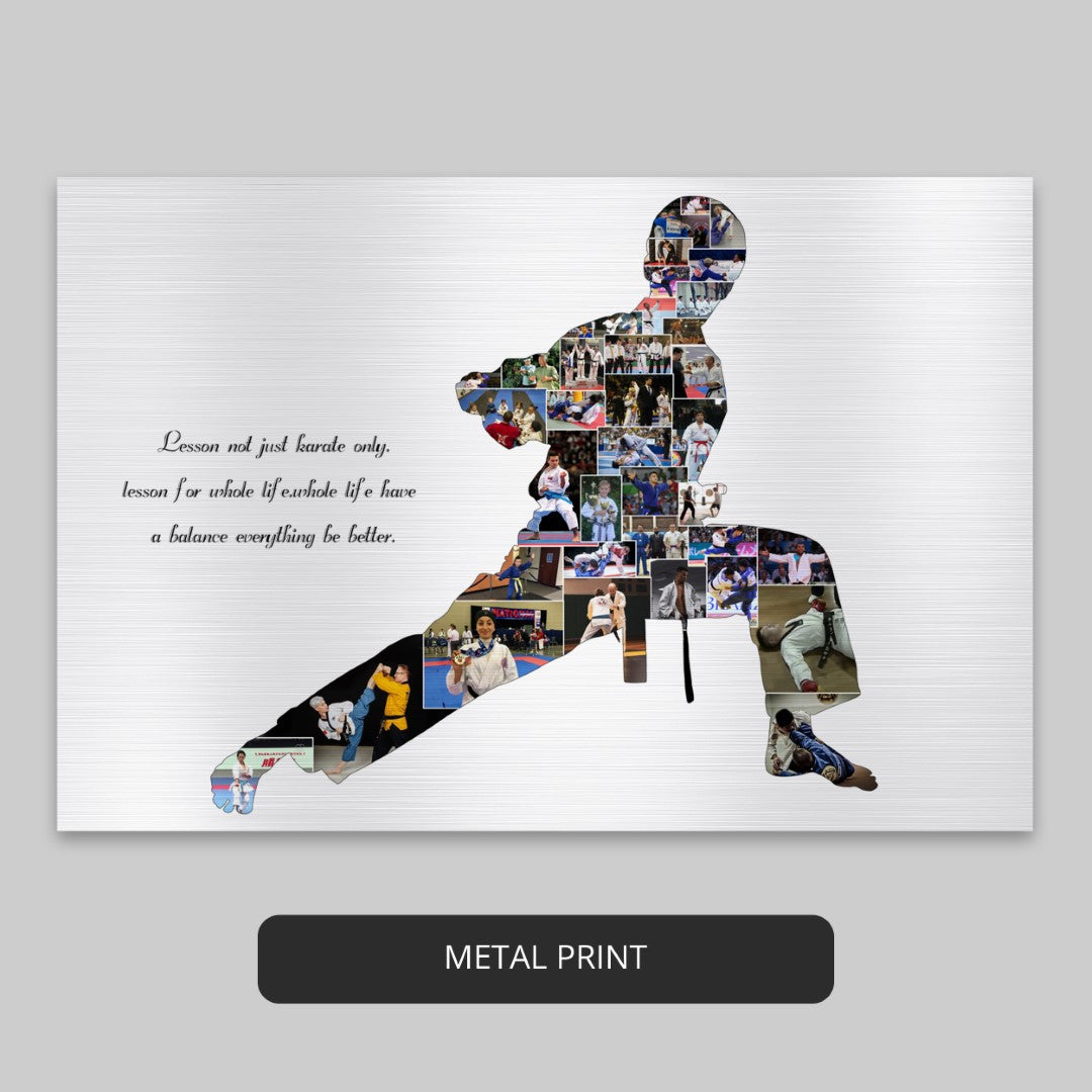 Karate Gifts for Him: Custom Made Photo Collage