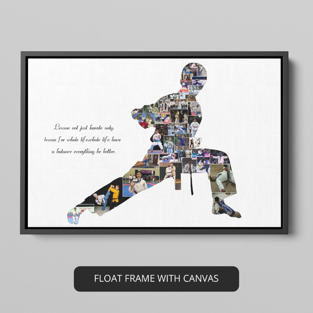 Karate Related Gifts: Handcrafted Personalized Photo Collage